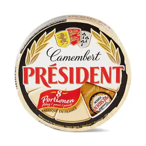 Phô Mai, Camembert, 8 Phần (250g) - PRESIDENT