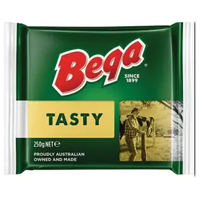 Phô Mai Cheddar Khối, Tasty, Cheddar Cheese Block (250g) - BEGA