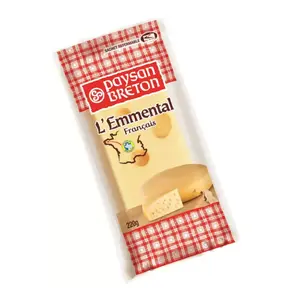 Phô Mai Emmental Khối, Emmental, Francais (220g) - PAYSAN BRETON