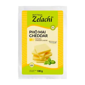 Phô Mai Cheddar, Natural Cheddar Cheese (100g) - BOTTEGA ZELACHI