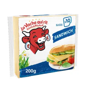 Phô Mai Lát, Processed Cheese, Sandwich, 10 Lát (200g) - LA VACHE QUI RIT