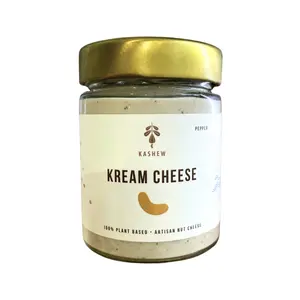Phô Mai Kem Thuần Chay Vị Tiêu, Vegan Kream Cheese, Pepper (200g) - KASHEW