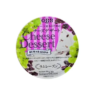 Phô Mai Vị Rum & Nho, Cheese Dessert, Rum & Raisins, 6 Phần (90g) - QBB