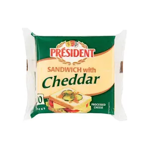 Phô Mai Lát, Savoury Sandwich with Cheddar, 10 Lát (200g) - PRESIDENT