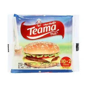 Phô Mai Lát, Burger Cheese Slices, 12 Lát (200g) - TEAMA