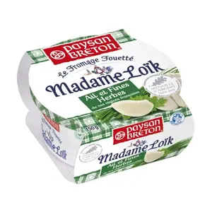 Phô Mai Phết Vị Tỏi & Thảo Mộc, Madame Loik, Garlic & Herbs (150g) - PAYSAN BRETON