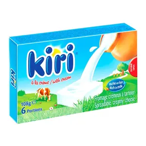 Phô Mai Sữa Phết, Spreadable Creamy Cheese, 6 Phần (108g) - KIRI