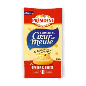Phô Mai, Emmental, Coeur de Meule, Sweet Nutty Tasty (250g) - PRESIDENT
