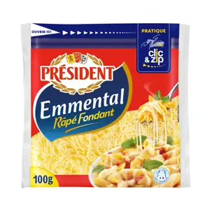 Phô Mai Bào, Emmental, Rape Fondant (100g) - PRESIDENT