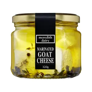 Phô Mai Dê Ngâm, Marinated Goats Cheese (320g) - MEREDITH DAIRY