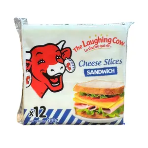 Phô Mai Lát Con Bò Cười, The Laughing Cow Cheese Slices, Sandwich, 12 Lát (200g) - LA VACHE QUI RIT