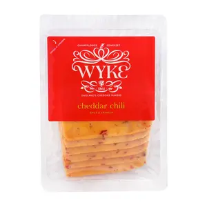 Phô Mai Lát Vị Ớt, Cheddar Chili, 6 Lát (160g) - WYKE FARMS
