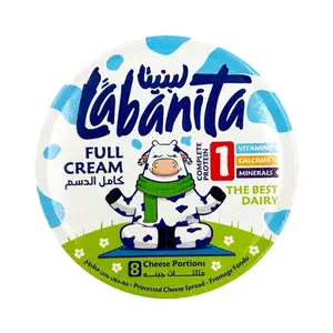 Phô Mai Nguyên Kem, Full Cream Cheese, 8 Phần (120g) - LABANITA