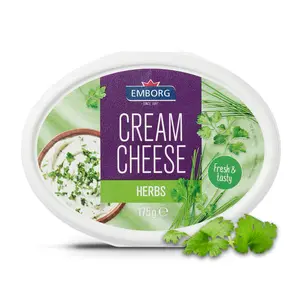 Phô Mai Kem Vị Thảo Mộc, Cream Cheese with Herbs (175g) - EMBORG
