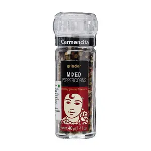 Hạt Tiêu Khô Hỗn Hợp, Mixed Peppercorns Grinder, 1.41 oz (40g) - CARMENCITA