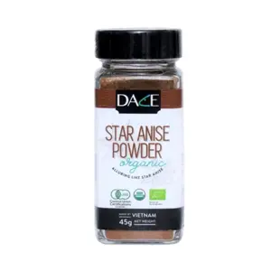 Bột Hồi Hữu Cơ, Organic Star Anise Powder (45g) - DACE