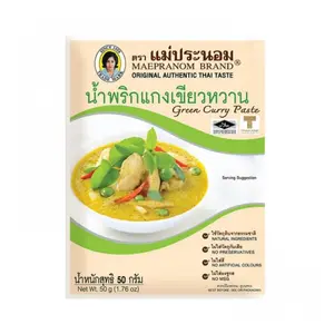 Gia Vị Cà Ri Xanh, Green Curry Paste, 1.76 oz (50g) - MAE PRANOM