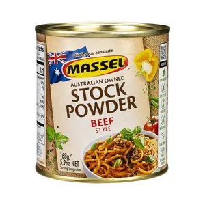 Bột Gia Vị Thuần Chay Kiểu Bò Hầm, Australian Owned Stock Powder, Beef Style, 5.9 oz (168g) - MASSEL