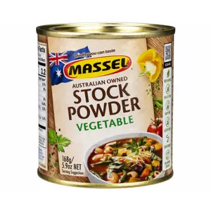 Bột Gia Vị Thuần Chay Rau Củ, Australian Owned Stock Powder, Vegetable, 5.9 oz (168g) - MASSEL