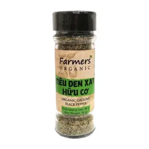 Tiêu Đen Xay Hữu Cơ, Organic Gound Black Pepper (50g) - FARMERS ORGANIC