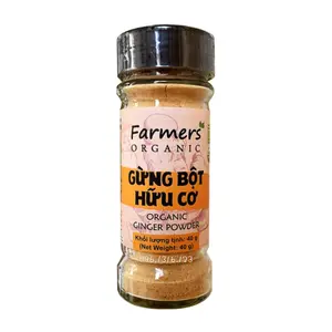 Gừng Bột Hữu Cơ, Organic Ginger Powder (40g) - FARMERS ORGANIC