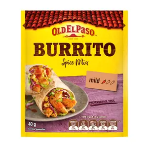 Bột Gia Vị Làm Bánh Burrito, Burrito Spice Mix, Mild (40g) - OLD EL PASO