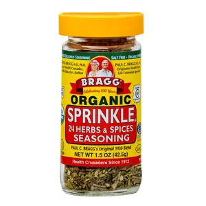24 Gia Vị Thảo Mộc Hữu Cơ, Herbs & Spices Seasoning, 1.5 oz (42.5g) - BRAGG