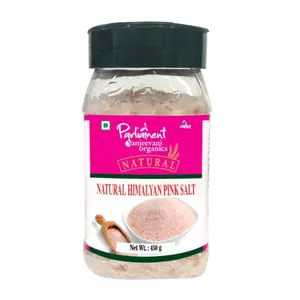 Muối Hồng Himalaya Xay Nhuyễn, Natural Himalayan Pink Salt (450g) - PARLIAMENT SANJEEVANI ORGANICS