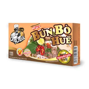 Viên Gia Vị Bún Bò, Hue Beef Noodle Seasoning Cubes (126g) - ONG CHA VA