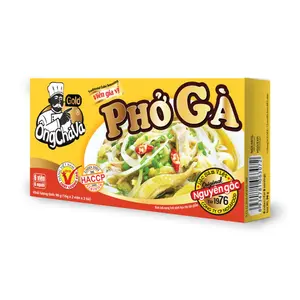 Viên Gia Vị Phở Gà, Pho Ga Chicken Noodle Seasoning Cubes (126g) - ONG CHA VA
