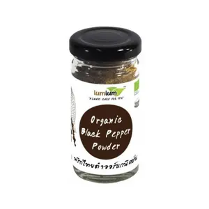 Bột Tiêu Đen Hữu Cơ, Organic Black Pepper Powder (30g) - LUMLUM