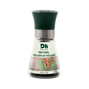Tiêu Chín Đỏ Phú Quốc, Natural Phu Quoc Whole Red Peppercorns (45g) - DH FOODS