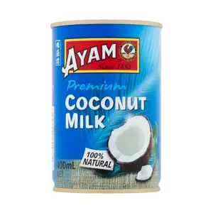 Nước Cốt Dừa Nguyên Chất, Premium Coconut Milk, 100% Natural (400ml) - AYAM BRAND