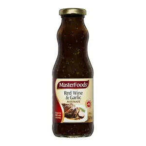 Sốp Ướp Rượu Vang Đỏ & Tỏi, Red Wine & Garlic Marinade (375g) - MASTERFOODS