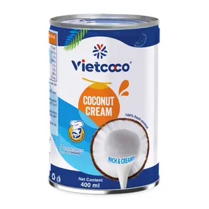 Nước Cốt Dừa Tươi, Coconut Cream, Rich & Creamy (400ml) - VIETCOCO