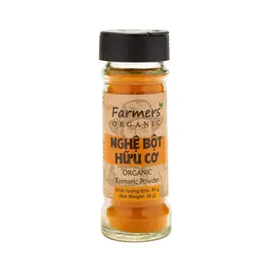 Nghệ Bột Hữu Cơ, Organic Turmeric Powder (40g) - FARMERS ORGANIC