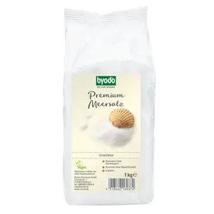 Muối Biển Dạng Mịn Siêu Sạch, Premium Meersalz Feinkörnig, Sea Salt Fine (1kg) - BYODO