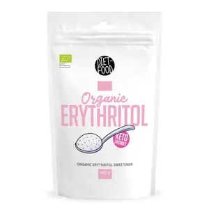 Đường Ăn Kiêng Hữu Cơ, Organic Erythritol Sweetener, Keto Friendly (400g) - DIET-FOOD