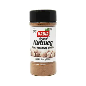 Bột Nhục Đậu Khấu, Ground Nutmeg, Gluten Free, 2 oz (56.7g) - BADIA