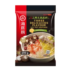 Cốt Lẩu Thập Cẩm, Three Delicacies Flavour Hot Pot Soup Base (200g) - HAIDILAO