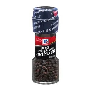 Tiêu Đen Nguyên Hạt Gắn Dụng Cụ Xay, Black Peppercorn Adjustable Grinder (28g) - MCCORMICK
