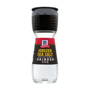 Muối Biển Iot Gắn Dụng Cụ Xay, Iodized Sea Salt Adjustable Grinder (60g) - MCCORMICK
