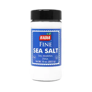 Muối Biển, Fine Sea Salt, Gluten Free, 10 oz (283.5g) - BADIA