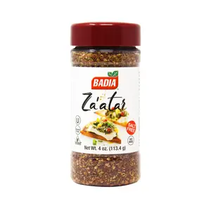 Hỗn Hợp Gia Vị, Za`atar, Salt Free, 4 oz (113.4g) - BADIA