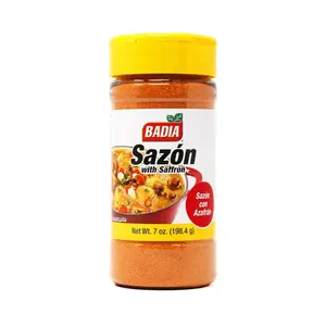 Hỗn Hợp Gia Vị, Sazon with Saffron, 7 oz (198.4g) - BADIA