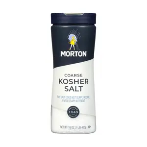 Muối Kosher, Coarse Kosher Salt, 16 oz (453g) - MORTON