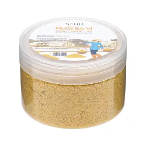 Muối Ba Vị Gừng - Nghệ - Sả, Three-Flavored Salt, Ginger, Turmeric & Lemongrass (300g) - SAHU