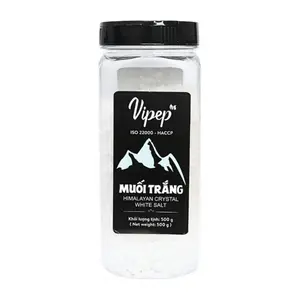 Muối Trắng Hạt, Himalayan Crystal White Salt, Rock (500g) - VIPEP