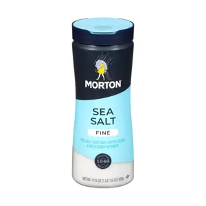 Muối Biển Hạt Mịn, Sea Salt Fine, 17.6 oz (500g) - MORTON