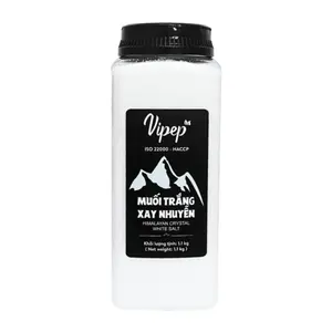 Muối Trắng Xay Nhuyễn, Himalayan Crystal White Salt, Fine (1.1kg) - VIPEP
